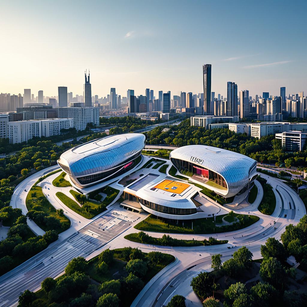 包头市CBA篮球公园，城市运动新地标