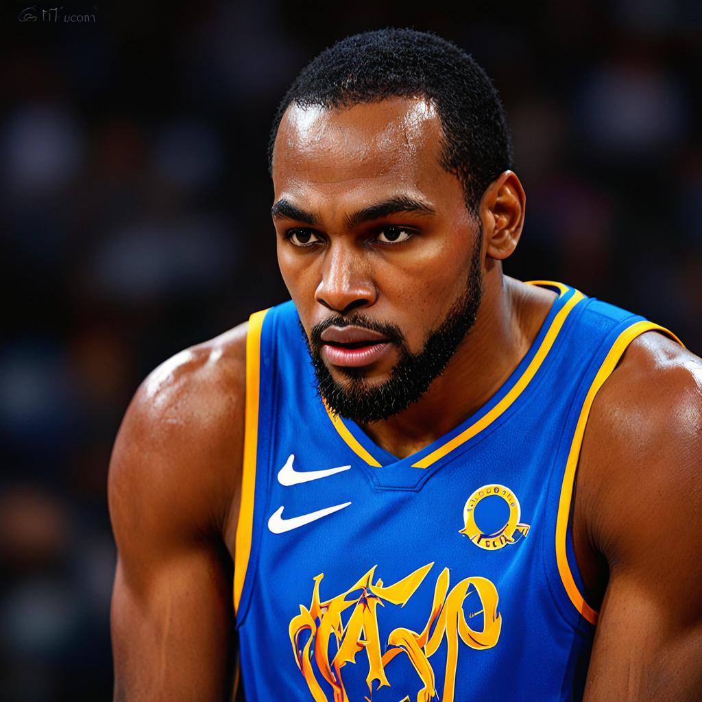 NBA杜兰特受伤，伤病阴影下的超级巨星与球队未来